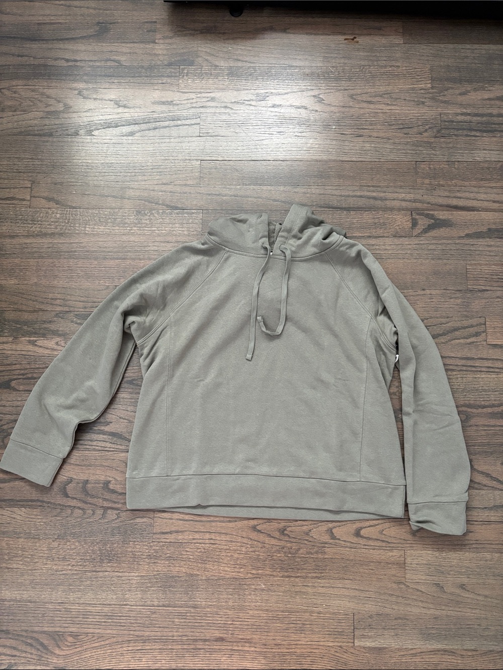 LC Lauren Conrad Olive Hoodie Pullover Sweater